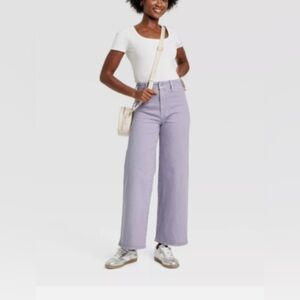 Women's High-Rise Sailor Wide Leg
Ankle Jeans - Universal Thread™ purple 16